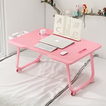 CareFree 서랍 책받침 노트북 테이블 NT-6100, 핑크