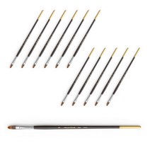 화홍 유화 앤 아크릴붓 848F, 8호, 12개