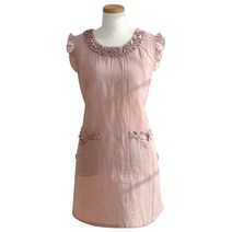 한스빌 레이스 앞치마 L, 인디핑크, 1개