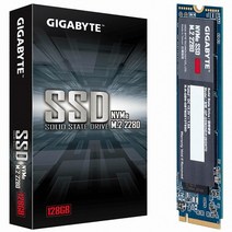 기가바이트 NVMe M.2 2280 SSD, GP-GSM2NE3, 128GB