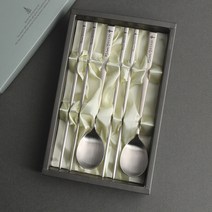 인스푼 2인 말씀 수저세트, 쉬지말고 기도하라, 숟가락2p + 젓가락 2p