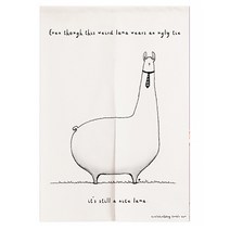 알럽홈 애니멀 패브릭 하프 커튼