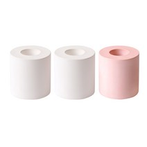 노르디코 규조토 칫솔꽂이, 화이트, 핑크, 3개