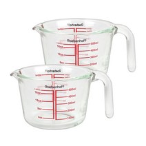 레벤호프 내열글라스 계량컵 2p, 혼합색상, 500ml