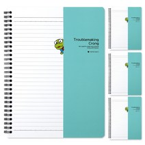 포포팬시 위드 뽀로로 심플 칼라 노트, 크롱, 4개