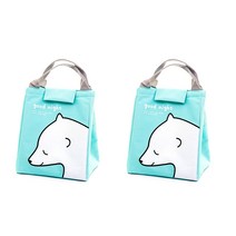 알럽홈 큐트프린팅 런치백 2p, 북극곰