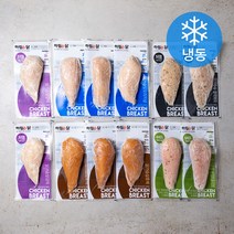 하림 이닭 닭가슴살 오리지널 110g x 3p + 훈제 100g x 3p + 갈릭 100g x 2p + 블랙페퍼 100g x 2p + 바질올리브 115g x 2p (냉동), 1세트