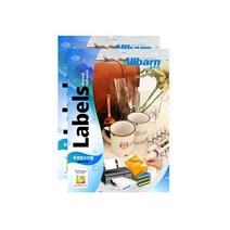 올바른 레이저용 투명 방수 라벨지 AL011CP 25p, 1칸, 2개
