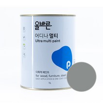 페인트인포 올바른 어디나 멀티 페인트 1L, 다크문그레이