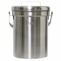 이비케이 가정용 스텐 음식물 쓰레기통 3L