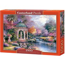 캐스토랜드 우아한 정원으로의 초대 미니 직소퍼즐 CS151325, 1500피스, 혼합색상