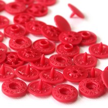 썬그립 티 단추 13mm 10p, 레드, 4개