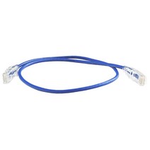 넥상스 극동 CAT6 UTP 4Pair 랜 케이블 40m, 케이블(블루), 플러그(투명), 1개