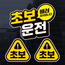 제제데코 초보운전 칼라 자동차 스티커, 초보S013, 1개
