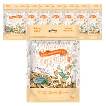 굿데이 포켓 크리스피 고양이간식 비스킷 80g, 참치 + 개다래나무 혼합맛, 8개