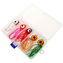 싸파 유동식 타이라바 5p + 태클박스, 랜덤발송, 80g