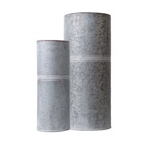심플 롱 일자형 양철통 S + L, 1세트