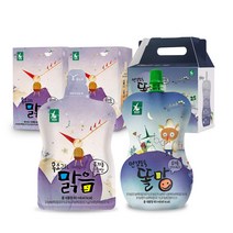 로지오가닉 유기농 유아과일주스 맑음 80ml x 20p + 똘망 80ml x 15p 세트, 도라지 + 푸룬 혼합맛, 결명자 + 블루베리 혼합맛, 1세트