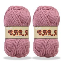 미소털실 카라 뜨개실 90g x 2p, 903 퓨스핑크
