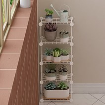 가팡 다용도 화분 선반 A, 화이트, 5단