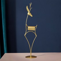 JH컴퍼니 우아 사슴 철제 오브제 새침