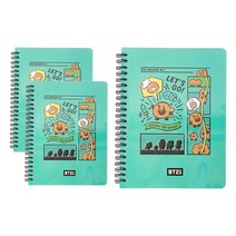 BT21 에폭 PP커버 노트, 슈키, 3개