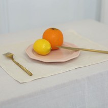 레브라이프 심플 퓨어 린넨 키친크로스 L, 오트밀베이지, 1개