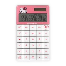 헬로키티 탁상용 전자계산기 HK-12EC, 혼합색상