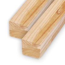 페인트인포 삼나무집성목 각재 60 x 60 x 600 mm, 2개