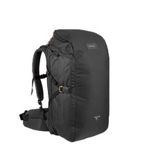 데카트론 Travel 100 백팩 40L 레인커버 포함, 블랙