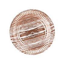 메탈릭 파티접시 빈티지 로즈골드 18cm, 30개입, 1개