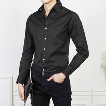 더마인드 남성용 기본스판 남방 MSCN
