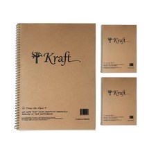 영신페이퍼 올페이퍼 크라프트 스케치북 크라프트 3p, A4, 50매