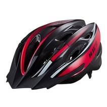 홍진 성인 자전거헬멧 R2, BLACK + RED