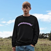 플루크 마운틴 엠보자수 기모 맨투맨 FMT3031