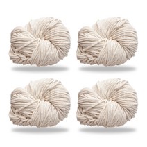 태광 마크라메 실 6mm 4p, 무지, 91m