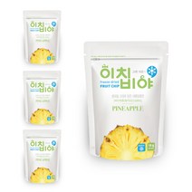 이치비야 동결건조 과일칩 15g, 파인애플, 4개