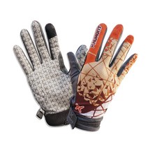 휴몬트 여성 크리스탈 춘추하계 스마트폰터치 등산장갑, 오렌지