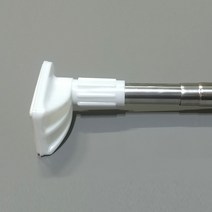 노피스 스테인리스 압축봉 25mm x 110~200cm, 화이트 + 실버