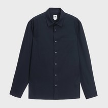 베이직하우스 남성용 폴리스판 기본 카라 긴팔 셔츠 HUWS6101