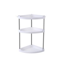 GUNU 다기능 코너 랙 선반 1p, 화이트