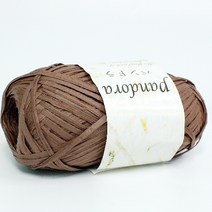 판도라 종이 뜨개실 5p, 113 딥브라운, 80m