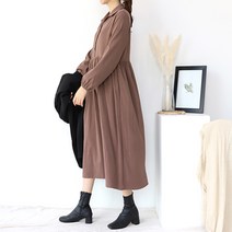 팡팡샵 로미 임산부 카라 원피스