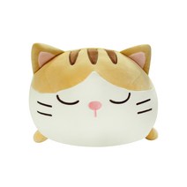 메세 모찌모찌 고양이 쿠션 인형 베르, 30cm, 혼합색상