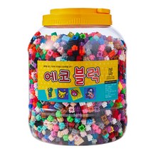 에코블럭 10mm 20색 혼합세트 1.8kg, 혼합색상