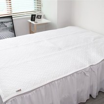 하이클래스베딩 하트누빔 특면 패드, 화이트