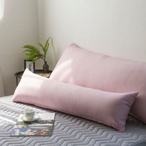 더스케치 알러지케어 바이오 워싱 바디필로우 + 솜 세트, 베이비핑크