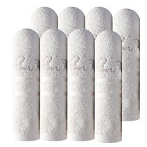 아놀드파마 유로뱀부40 세면타월 170g 16수 뱀부사, 아이보리, 8개