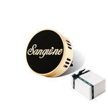 생귄 클립 차량용 방향제 블랙체리 본품 블랙 + 쇼핑백 세트, 1세트