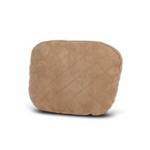 케이엠모터스 편하다 퀼팅 간편 탈부착 높이 조절 차량용 목쿠션 2p, 베이지, 2개